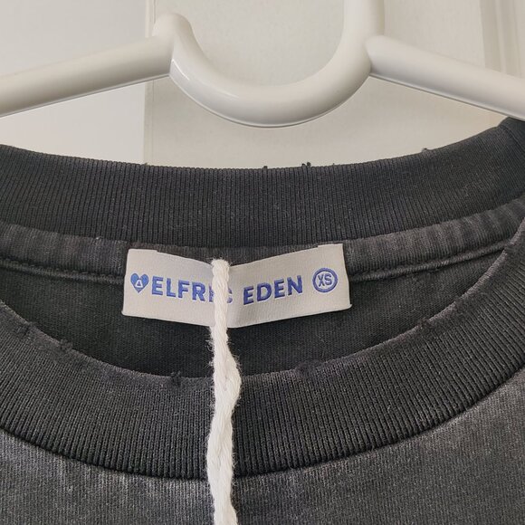 Aelfric Eden Distorted Portrait Graphic Oversized Tee, XS (Unisex) - Picture 5 of 6